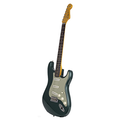 Fender Custom Shop Limited Edition 1964 L-Series Stratocaster NOS Gülağacı Klavye Sherwood Green Metallic Elektro Gitar