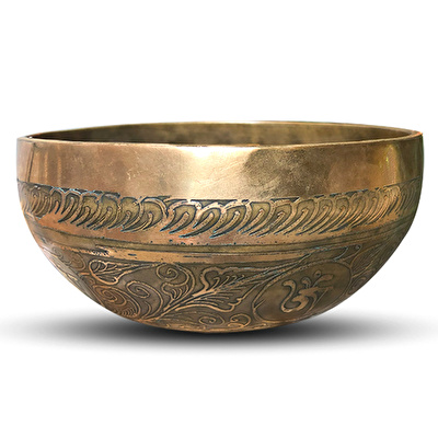 YOGIXO El Yapımı İşlemeli Tibet Kasesi 16 cm