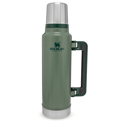 STANLEY 1.4L Classic Legendary Bottle Hammertone Green - Efsane Stanley Termos Yeşil