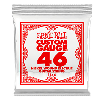 ERNIE BALL .046 Nickel Elektro Gitar Tek Tel