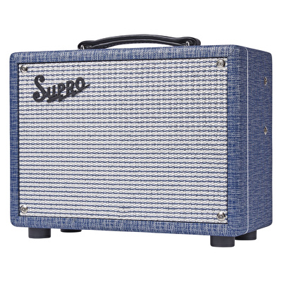 Supro 1606J 64 Super - 5 Watt 1x8 Blue Rhino Elektro Gitar Amfisi