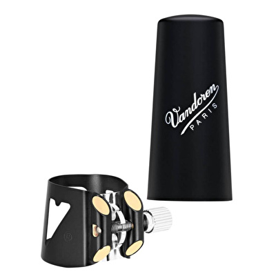 VANDOREN LC01BP / Optimum Klarnet Bilezik (Siyah) ve Plastik Ağızlık Kapağı