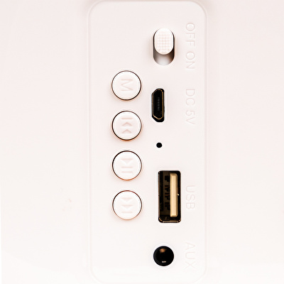 KOZMOS FB-R302-WH Beyaz Retro Radyo ve Bluetooth Hoparlör