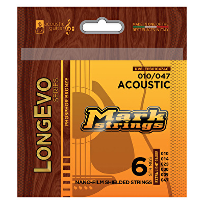 Mark Strings Longevo 10-47 Akustik Gitar Teli