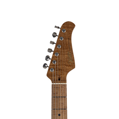 Xotic California Classic XSCPRO-1/3390 Roasted Flame Akçaağaç Sap Sonic Blue Elektro Gitar