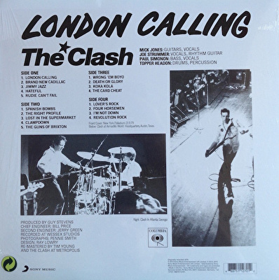 The Clash – London Calling (Reissue, Remastered) Fiyatı
