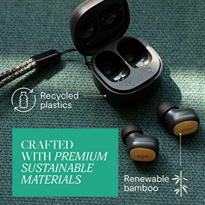 House Of Marley S. Jamaica T.Wieless Ephones Black