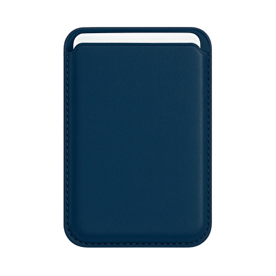 MINI&KIDS Magsafe Deri Kartlık - Lacivert