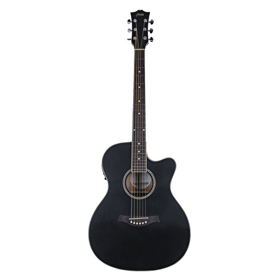 HAZE F-560CEQMBK Siyah Elektro Akustik Gitar
