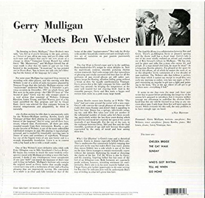Gerry Mulligan, Ben Webster – Gerry Mulligan Meets Ben Webster