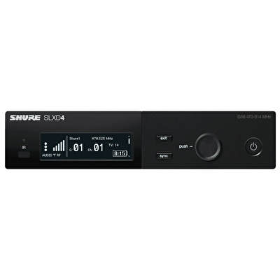 Shure SLXD4E Telsiz Mikrofon Alıcısı
