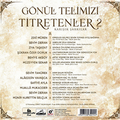 Various – Gönül Telimizi Titretenler 2