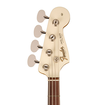Fender American Vintage II 1966 Jazz Bass Gülağacı Klavye Olympic White Bas Gitar