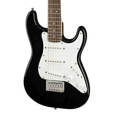 Squier Mini Strat V2 Laurel Klavye Black Elektro Gitar