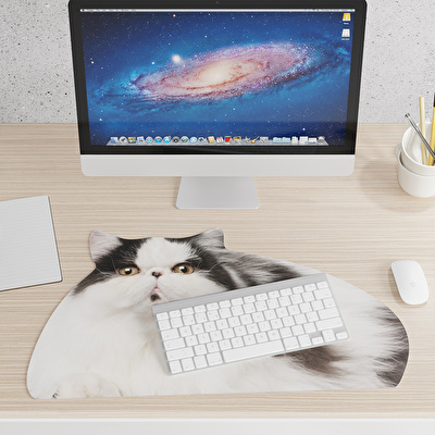 MUSTARD Fat Cat Mousepad