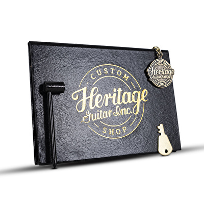 HERITAGE Custom Shop Build 1368 H-150 P90 Neck w/Case Gold Top Artisan Aged Elektro Gitar