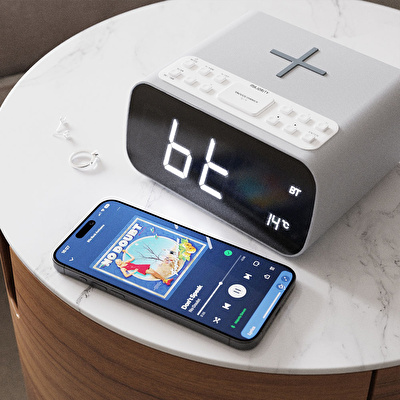 MAJORITY Darwin Saat Radyo Bluetooth Hoparlör
