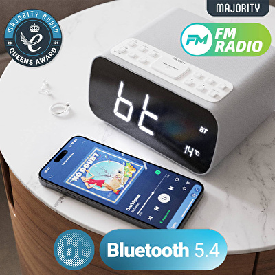 MAJORITY Darwin Saat Radyo Bluetooth Hoparlör