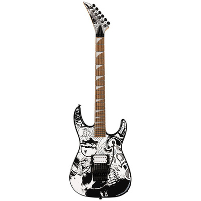 Jackson X Serisi Dinky DK1H Laurel Klavye Skull Kaos Elektro Gitar