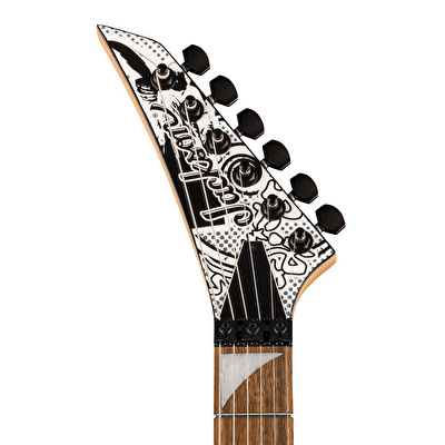 Jackson X Serisi Dinky DK1H Laurel Klavye Skull Kaos Elektro Gitar