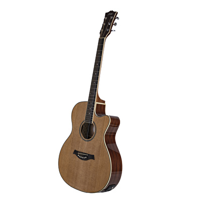 HAZE F-560CEQN Elektro Akustik Gitar