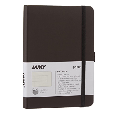 LAMY Safari Dolma Kalem Metal Klips M Uç Mat Siyah+Lamy Yumuşak Kapak Defter A6 Mat Siyah