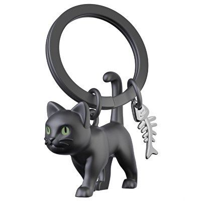 METALMORPHOSE Black Cat Anahtarlık