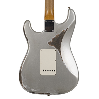 Fender Custom Shop W19 Masterbuilt Greg Fessler 1964 Stratocaster Relic Gülağacı Klavye Inca Silver Elektro Gitar