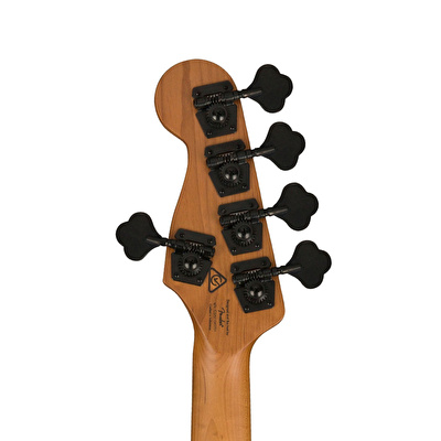 Squier Contemporary Active Precision Bass PH V Roasted Akçaağaç Sap Laurel Klavye Silver Anodized PG Black 5 Telli Bas Gitar