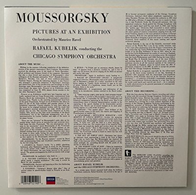 Rafael Kubelik, Chicago Symphony - Pictures At An Exhibition, Moussorgsky, Ravel (2021 Mono, Half-Speed Mastered)