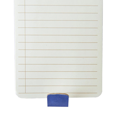 DESIGNWORKS INK Leatherette Notepad - Cornflower Blue 13.5x8.2 cm