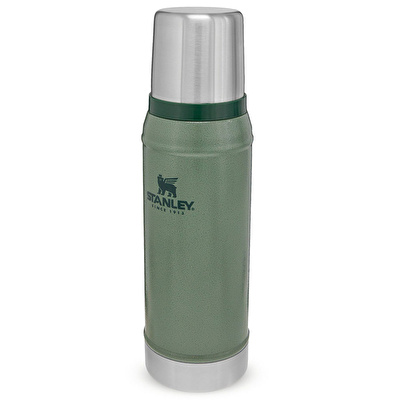 STANLEY 0.75 L Classic Legendary Bottle Hammertone Green - Yeşil Matara