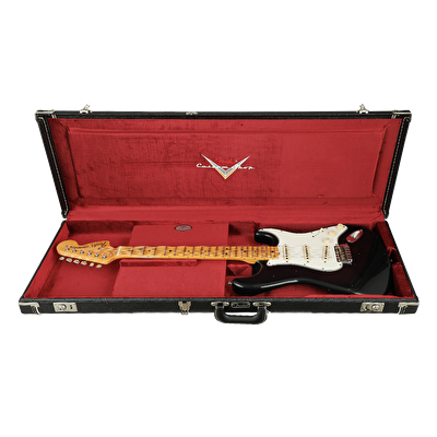 FENDER Custom Shop 1969 Stratocaster Journeyman Relic Akçaağaç Klavye Black Elektro Gitar
