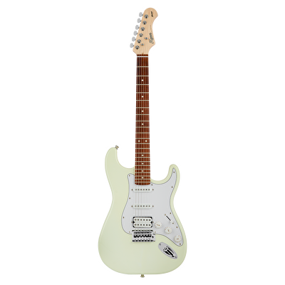 KOZMOS KGP-STG20HSS-OWH Beyaz Elektro Gitar + UNIQUE-MINI-BK 10W Amfi Başlangıç Paketi