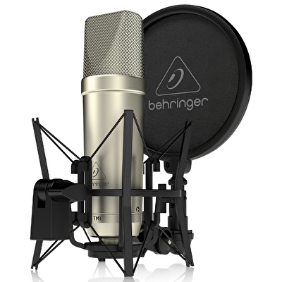 BEHRINGER TM1 Geniş Diyafram Kondenser Mikrofon (Aksesuar Seti Dahil)