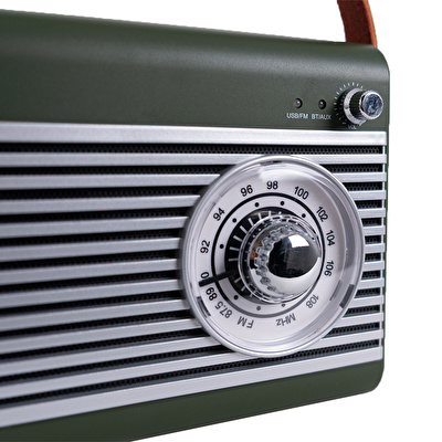 KOZMOS FB-R402-FG Retro Radyo ve Bluetooth Hoparlör