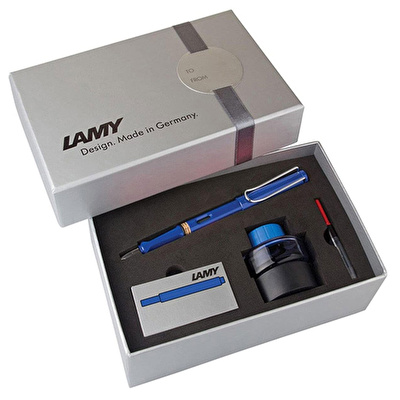 Lamy Set Safari Dolma Kalem Seti M G.Kutu Mavi