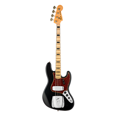 Fender Custom Shop 1968 Jazz Bass Journeyman Relic Aged Black Bas Gitar