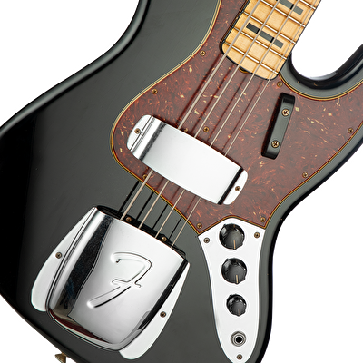 Fender Custom Shop 1968 Jazz Bass Journeyman Relic Aged Black Bas Gitar