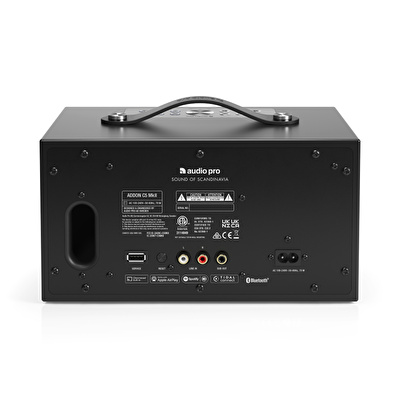 Audio Pro C5 MkII Siyah Multiroom Akıllı Ev Hoparlörü