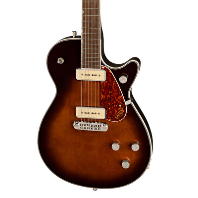 Gretsch G5210-P90 Electromatic Jet Two 90 Singlecut Wraparound Laurel Klavye Single Barrel Burst Elektro Gitar