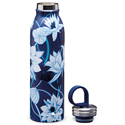 ALADDIN X Naito 0.55L Chilled Thermavac™ Stainless Steel Lotus Navy Çelik Su Termosu