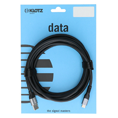 Klotz Yüksek Hızlı USB 3.1 A-C Uçlu USB Data Kablosu 1m