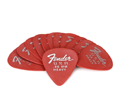 Fender Dura-Tone 351 Shape .96 Fiesta Red Pena (12 Adet)