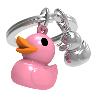 METALMORPHOSE Pembe Ördek Anahtarlık