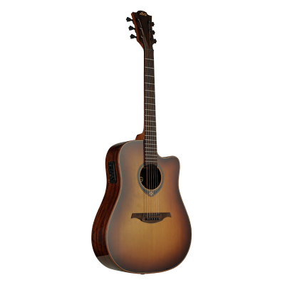 LAG GLA T118DCE-BRS Dreadnought Cutaway Elektro Akustik Gitar