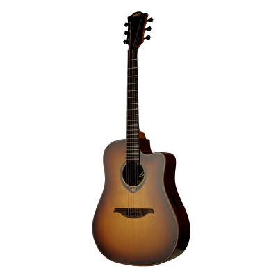 LAG GLA T118DCE-BRS Dreadnought Cutaway Elektro Akustik Gitar