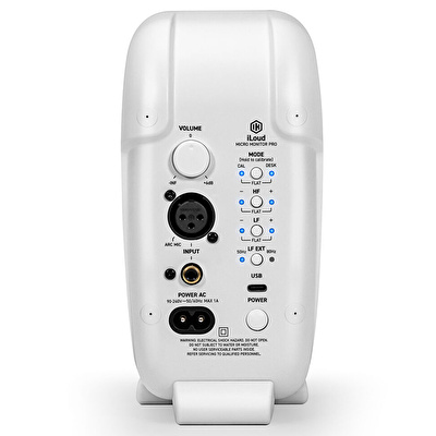 IK MULTIMEDIA IP-ILOUD-MMPROW2X-IN - iLoud Micro Monitor Pro - Stüdyo Referans Monitörü Beyaz (Çift)