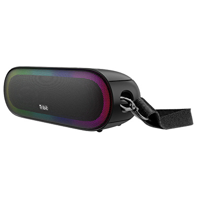 Tribit XSound Mega T-BTS35 30W 20 Saat Oynatma Süresi IPX7 Su Geçirmez RGB Taşınabilir TWS Bluetooth Hoparlör Siyah