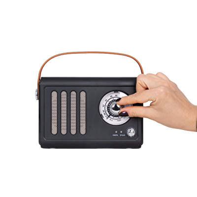 KOZMOS FB-R403-BK Retro Radyo ve Bluetooth Hoparlör
